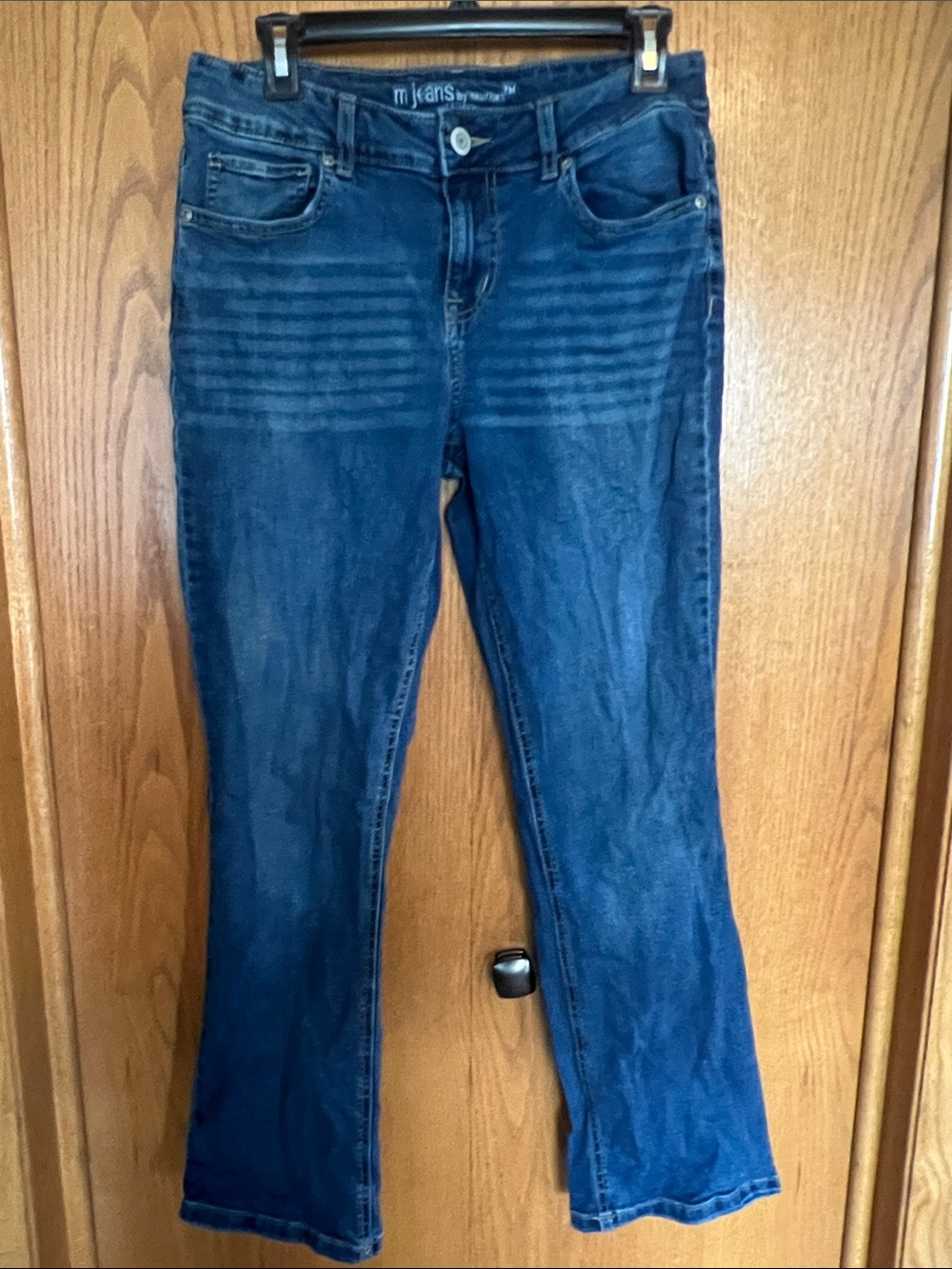 Maurices Dark Blue Midrise Stretch Bootcut Jeans